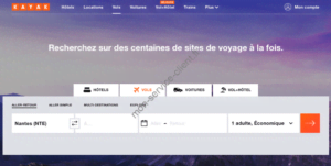 Site internet Kayak