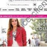 Aperçu du site web de la redoute
