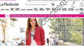 Aperçu du site web de la redoute