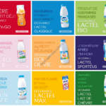 Liste de produits Lactel