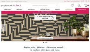Aperçu du site web Papiers peint direct