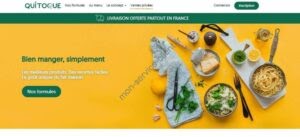 Aperçu du site web Quitoque