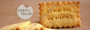 Logo officiel et exemple de réalisation shanty biscuits