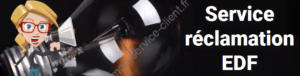 Service réclamation EDF