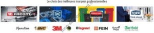 Aperçu du site web Manutan