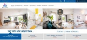 Aperçu du site web Ain habitat