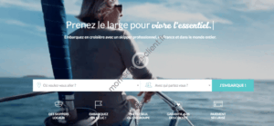 Aperçu du site web Skippair