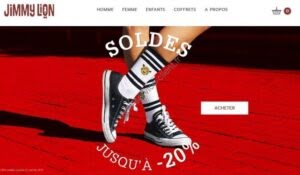 Aperçu du site web Jimmy Lion