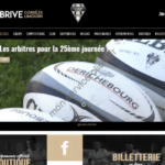 Aperçu du site web de Club Athlétique brive