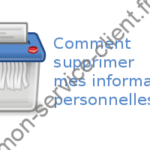 Suppression d'informations personnelles