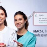 Aperçu du site web Macsf