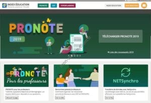 Aperçu du site web Index Education