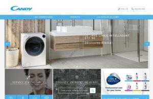 Aperçu du site web Candy