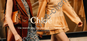 Aperçu du site web de Chloé