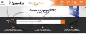 Aperçu du site web de Sareka