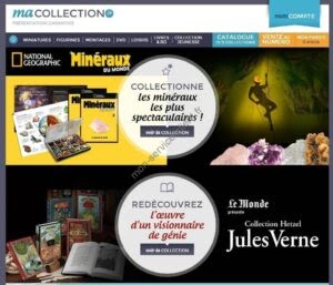 Aperçu du site web Macollection.fr