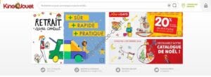 Aperçu du site web King jouets