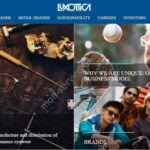Aperçu du site web Luxottica