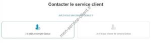 Aperçu de la page de contact de Qobuzz