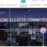 Aperçu du site web Kone
