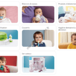 Exemples de produits disponibles sur le site MAM