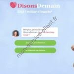 Aperçu du site web disons demain