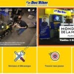 Aperçu du site web Doc'biker