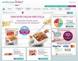 Aperçu du site web de Boutique Dukan