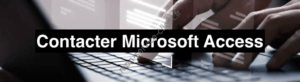 contacter microsoft access