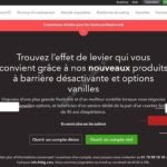 Aperçu du site web de IG